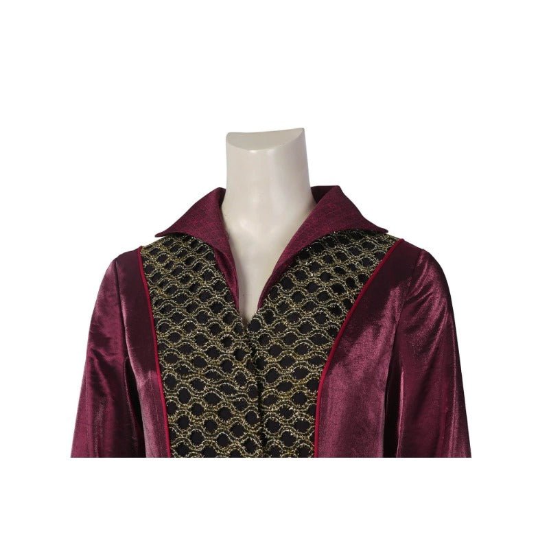 Disfraz de Cosplay de Rhaenyra de House of the Dragon - Chaqueta Larga y Falda con Arete - Fantasia Cosera