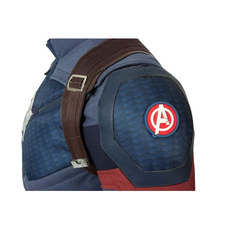Disfraz de Cosplay de Steven Rogers Capitán América - Uniforme de Héroe para Halloween - Fantasia Cosera