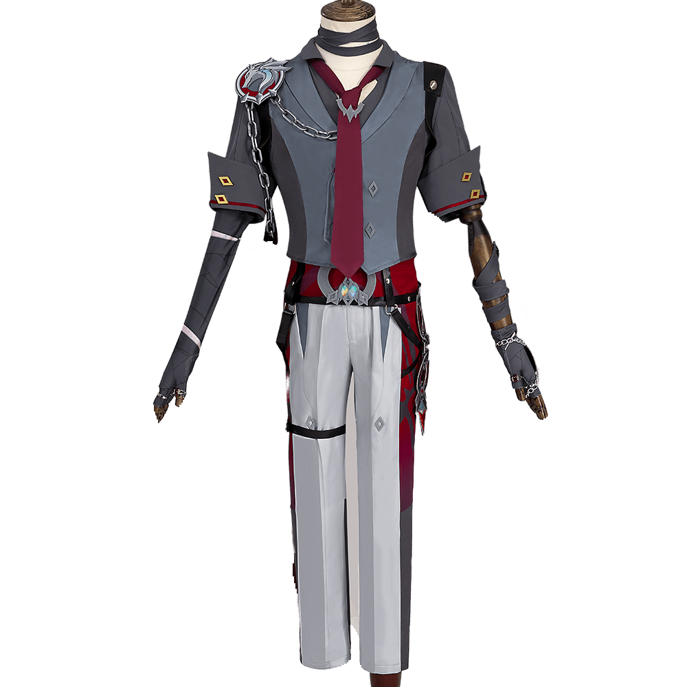 Traje de Cosplay de Wriothesley de Genshin Impact - Outfit de Personaje de Juego de Alta Calidad - Fantasia Cosera