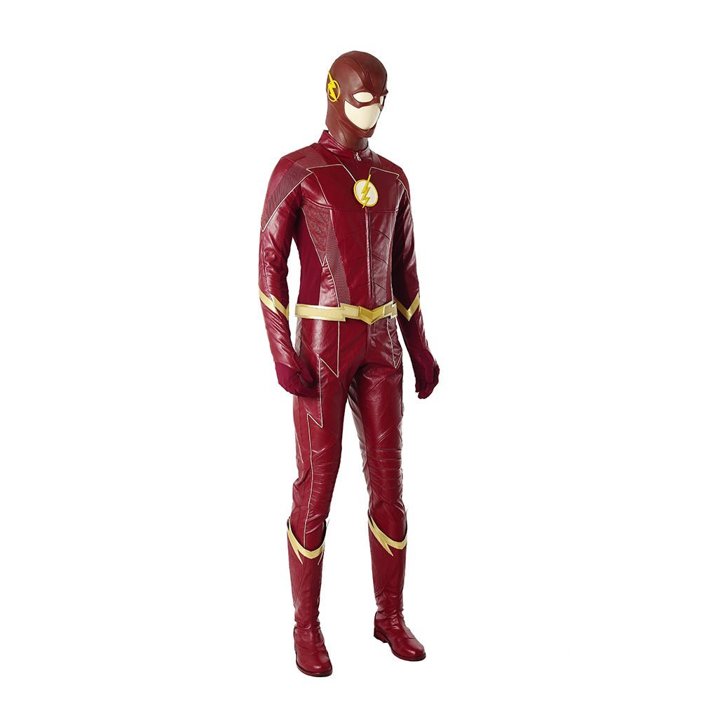 Traje de Cosplay de Barry Allen de The Flash Temporada 4 - Outfit de Alta Calidad de la Serie de TV - Fantasia Cosera