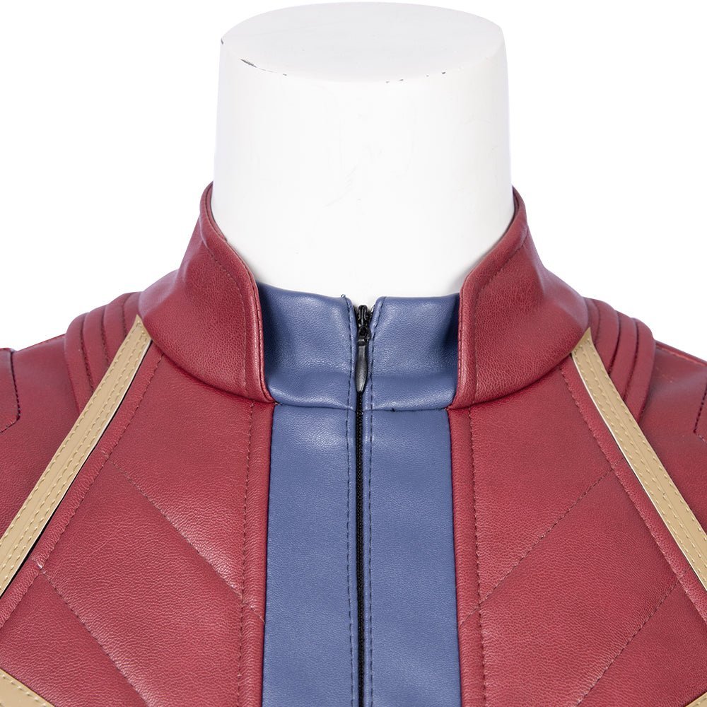 Traje de Cosplay de Captain Marvel - Réplica Oficial del Póster de la Película - Fantasia Cosera