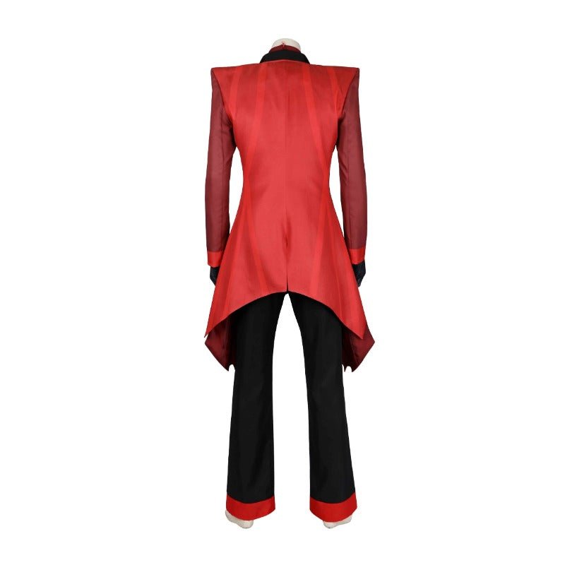 Esmoquin Rojo con Pantalones Negros Disfraz de Anime para Hombres para Fiesta de Halloween - Fantasia Cosera