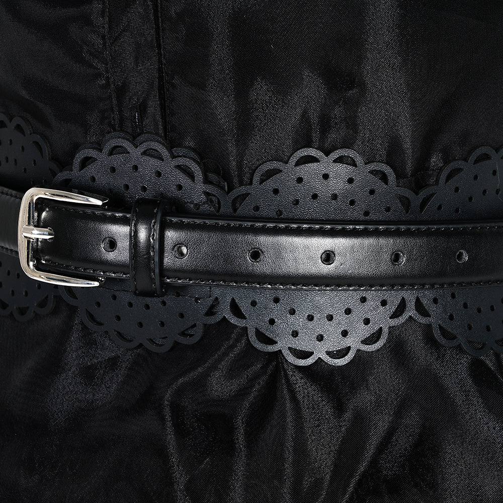 Vestido de Baile Wednesday Addams La Familia Addams Película Cosplay - Fantasia Cosera