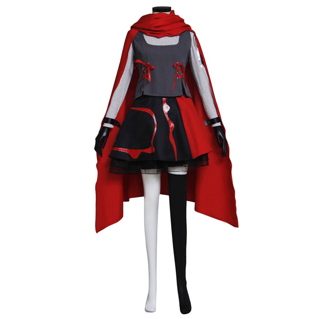Traje de Cosplay de Ruby Rose Volumen 7 RWBY - Fantasia Cosera