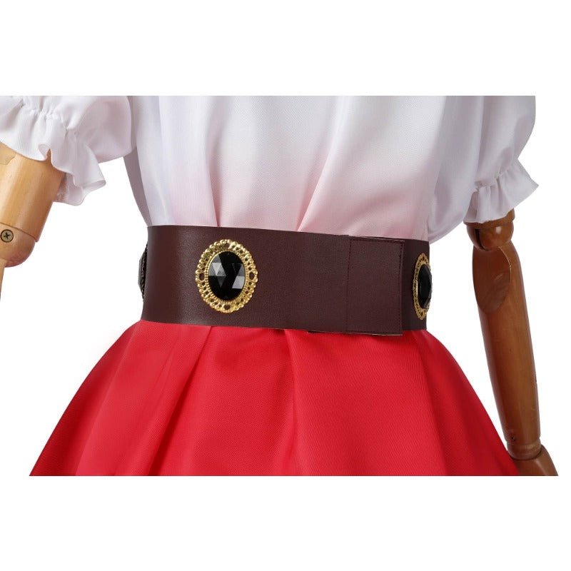 Traje de Cosplay de Hoshino Ai de OSHI NO KO - Vestido de Cantante Conjunto Completo con Falda y Tocado - Fantasia Cosera