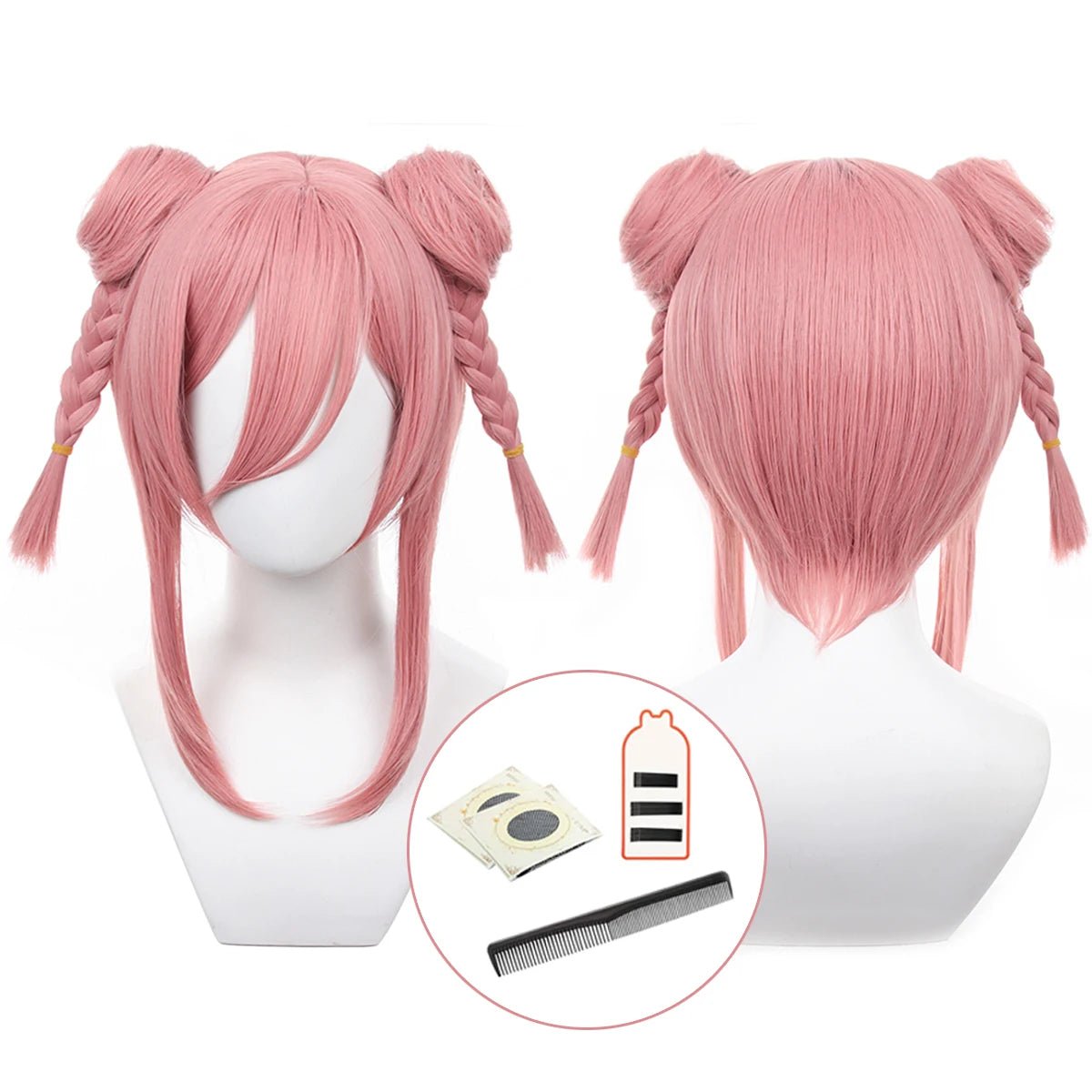 Peluca Cosplay Chigiri Blue Lock Manga Anime Traje China Kung Fu Serie Rosa Fibra Sintética Ajustable 9 Colores - Fantasia Cosera