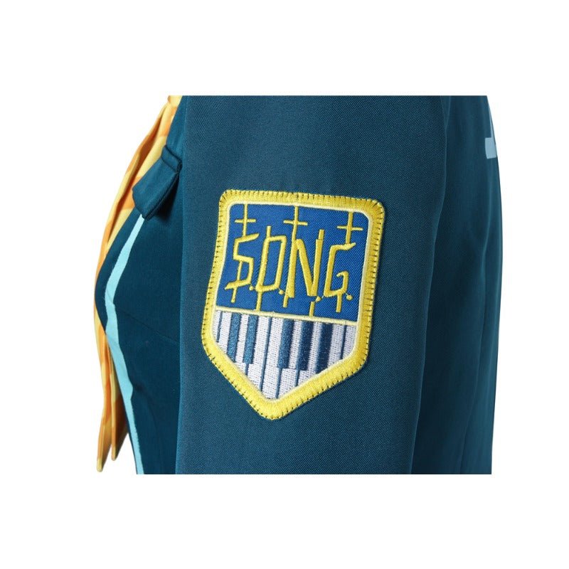 Traje de Cosplay de Tachibana Hibiki de Senki Zesshou Symphogear - Outfit de Batalla Anime - Fantasia Cosera