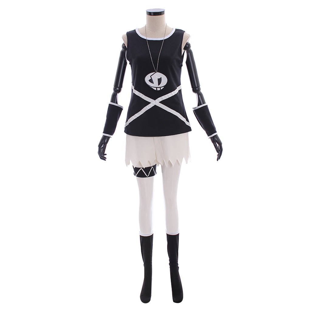 Traje de Cosplay Femenino de los Grunts del Equipo Skull de Sol y Luna - Fantasia Cosera
