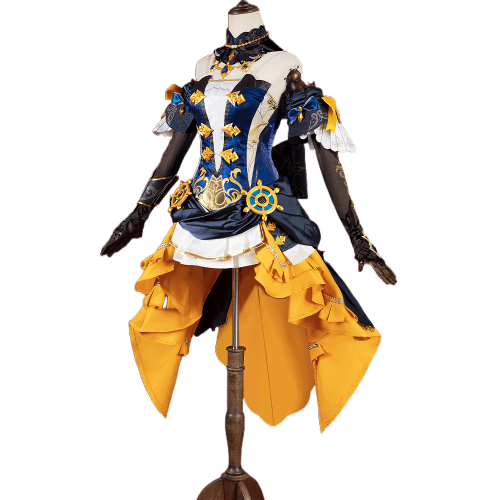 Traje de Cosplay de Navia de Genshin Impact para Mujer - Fantasia Cosera