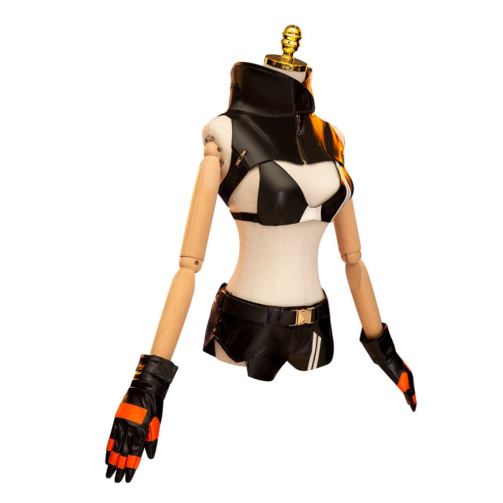 Traje de Cosplay de Black Rock Shooter para Mujer - Conjunto Completo para Fiesta de Halloween - Fantasia Cosera