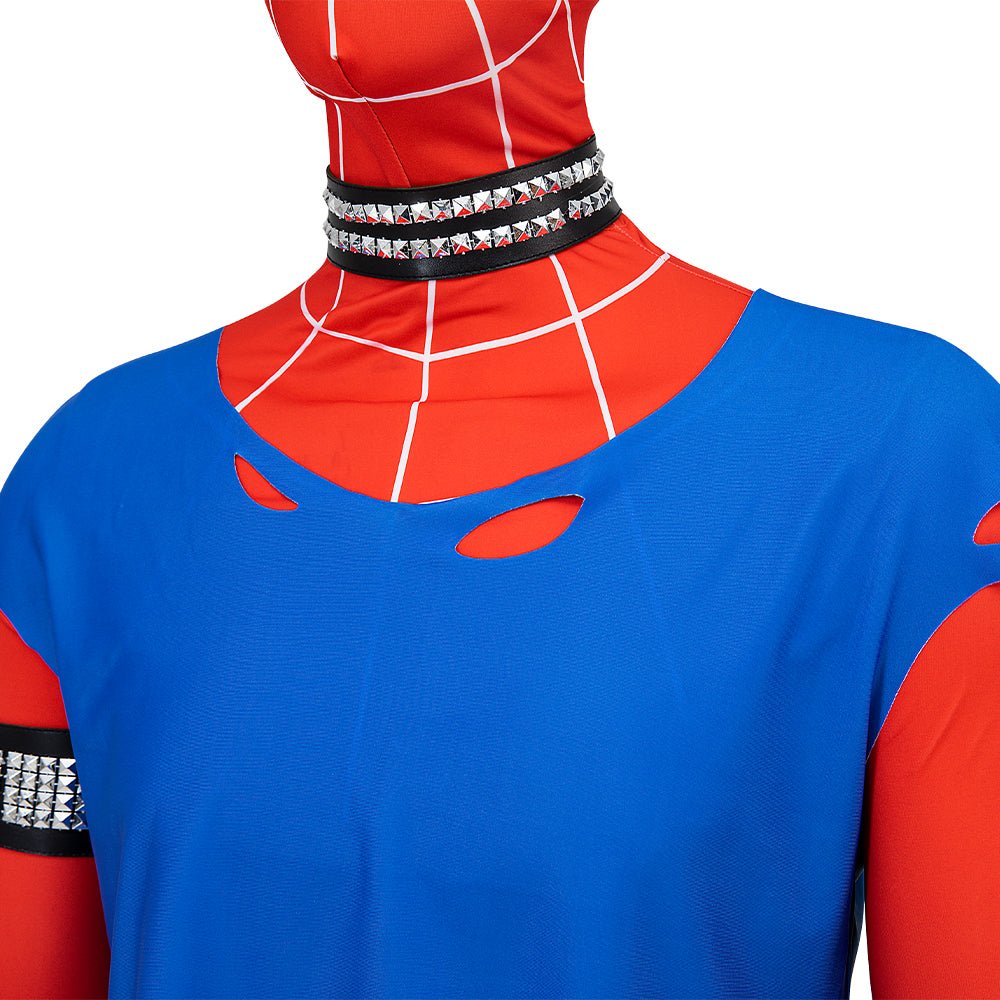 Traje de Cosplay Punk Spider-Man (Hobie) de Spider-Man: A Través del Spider-Verso - Fantasia Cosera
