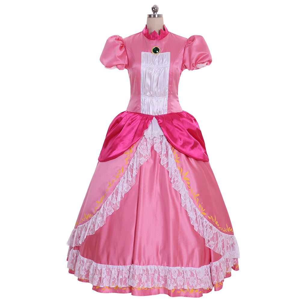 Disfraz de Princesa Daisy | Vestido de la Hermana de Peach de la Serie de Cosplay del Juego - Fantasia Cosera