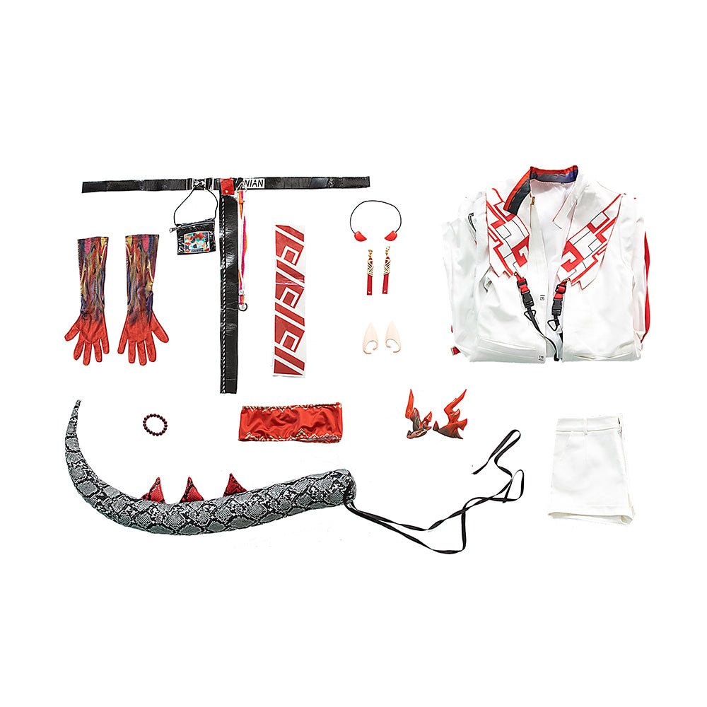 Traje de Cosplay de Nian de Arknights - Encarna a la Legendaria Operadora - Fantasia Cosera