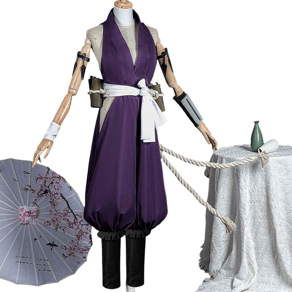 Traje de Cosplay Jigokuraku Yuzuriha - Outfit del Anime Paraíso del Infierno - Fantasia Cosera