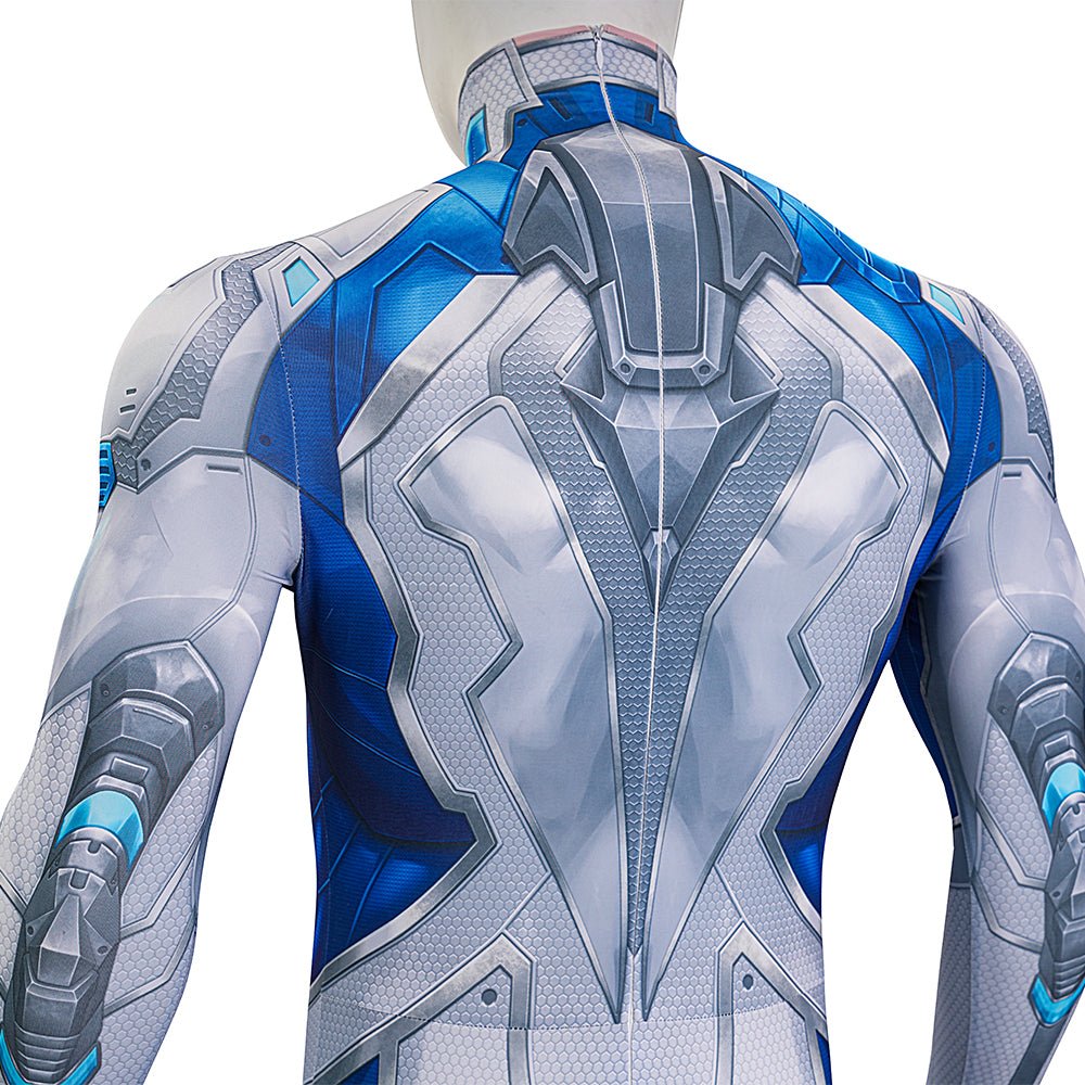 Marvel Concurso de Campeones - Traje de Cuerpo Mr. Fantastic para Cosplay - Fantasia Cosera