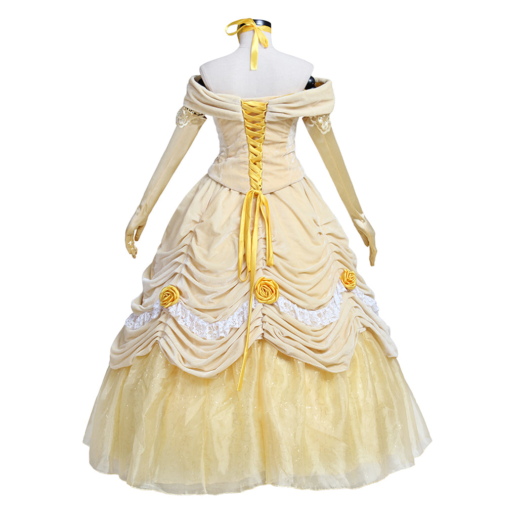 Belle y la Bestia Traje de Cosplay Serie | Vestido de Princesa para Eventos - Fantasia Cosera
