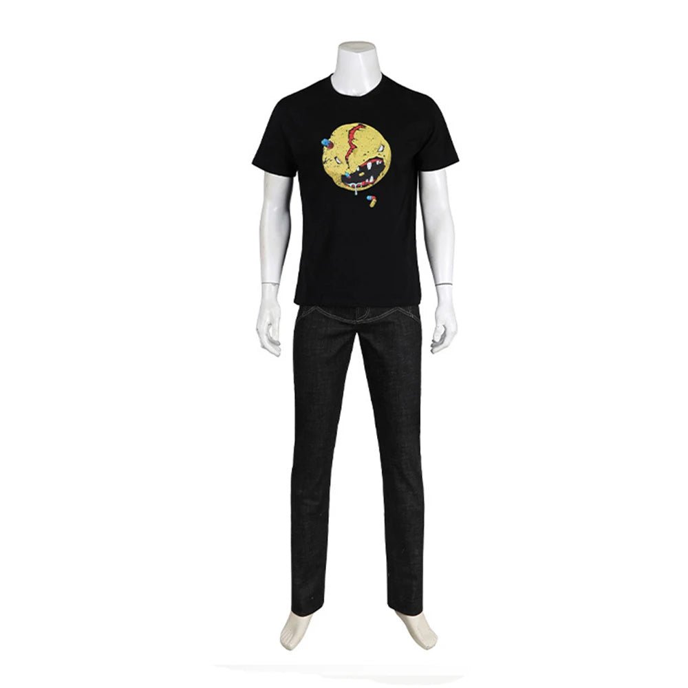 Traje de Cosplay de David para Hombres Adultos - Chaqueta Punk Vintage, Camiseta, Pantalones, Uniforme de Batalla - Disfraz para Halloween, Carnaval, Fiesta - Fantasia Cosera
