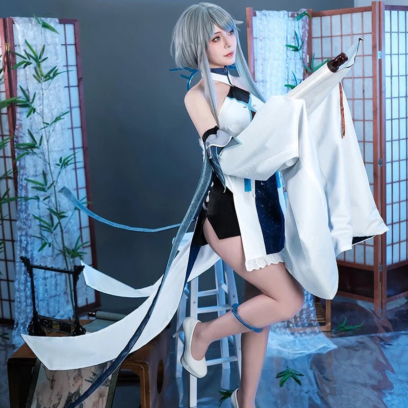 Traje de Cosplay de Guizhong de Genshin Impact para Mujer - Vestido de los Dioses de Liyue - Fantasia Cosera
