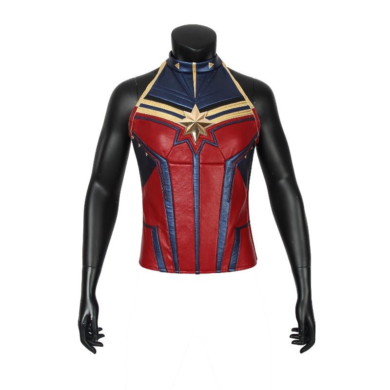Traje de Cosplay de Captain Marvel Endgame + Zapatos - Avengers 4 - Fantasia Cosera