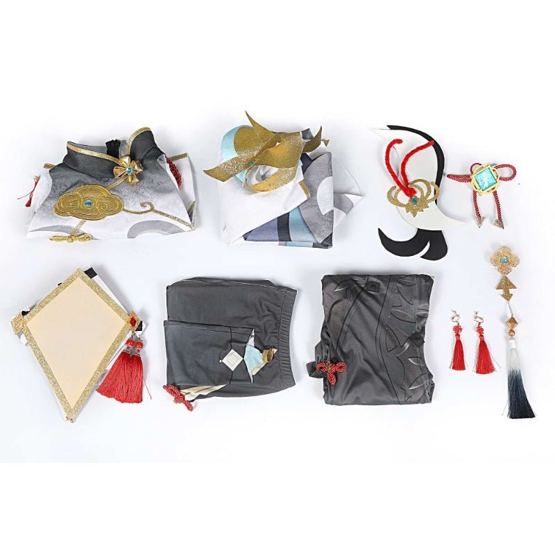 Traje de Cosplay Shen He de Genshin Impact para Adultos - Regalo de Halloween - Fantasia Cosera