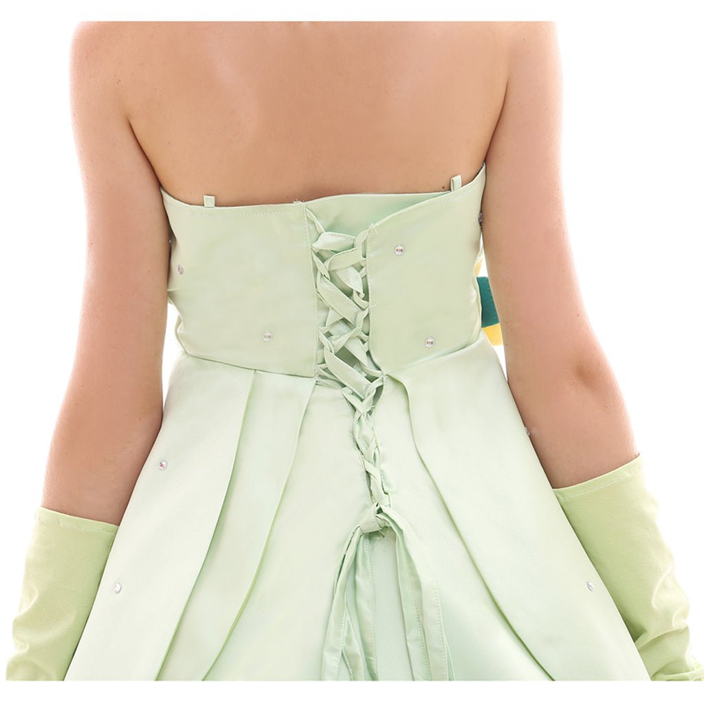 Serie de Trajes de Cosplay de la Princesa Tiana | Vestidos Elegantes para Cosplay, Fiestas y Halloween - Fantasia Cosera