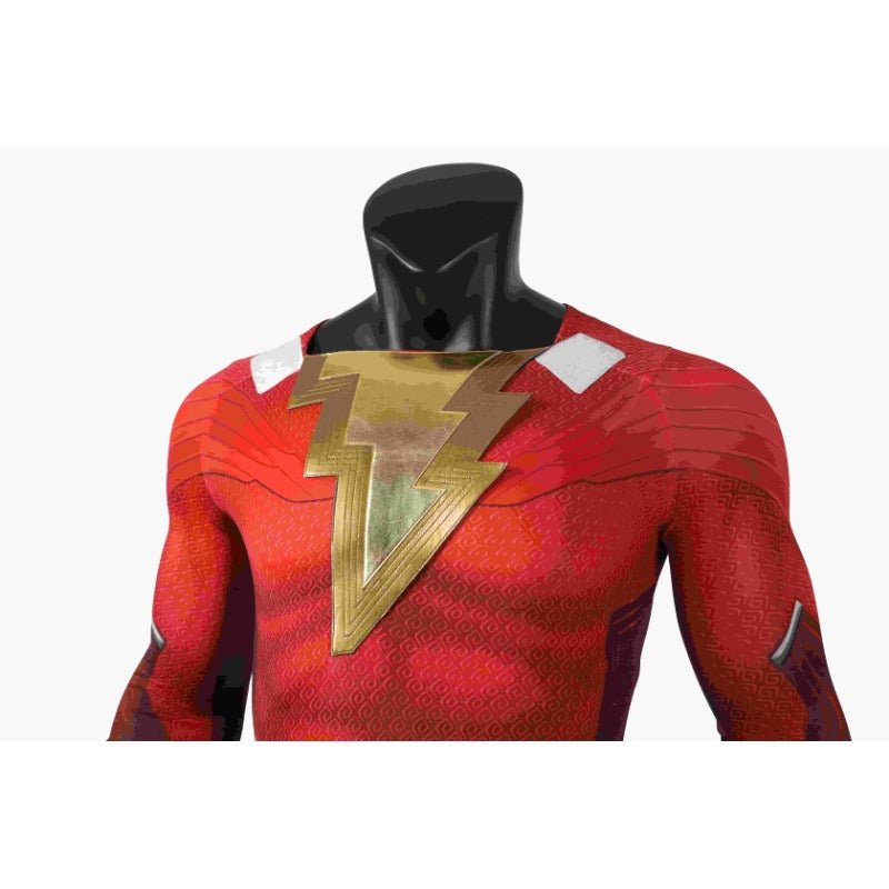 Traje Completo de Cosplay de Shazam de DC para Adultos para Fiestas de Halloween - Fantasia Cosera