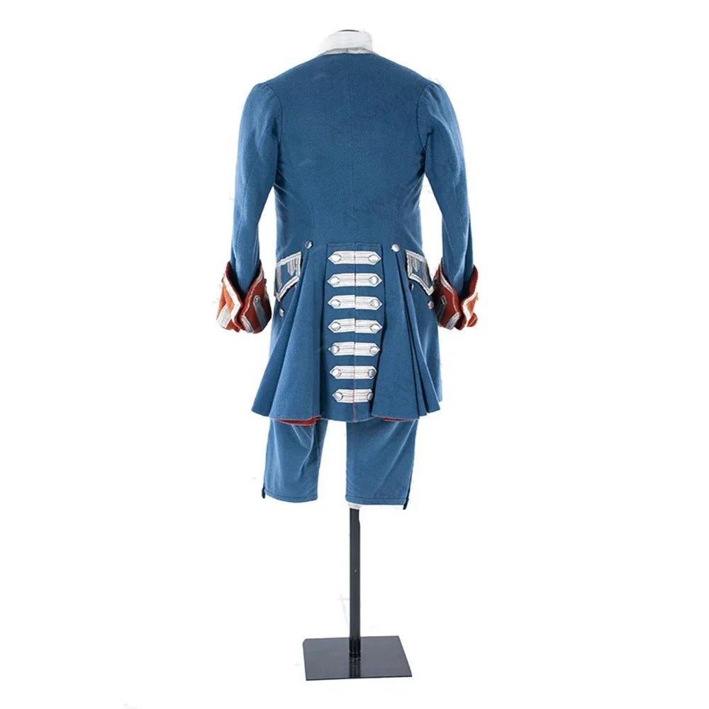 Uniforme de Cosplay Tudor Azul - Traje de Husar de la Guerra Civil Victoriana | Outfit de Guardia Personalizado - Fantasia Cosera