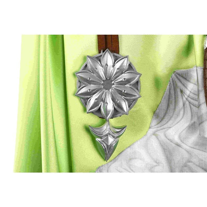 Traje de Nophica de FF14 Cosplay - Vestido Largo Verde para Halloween y Fiestas - Fantasia Cosera