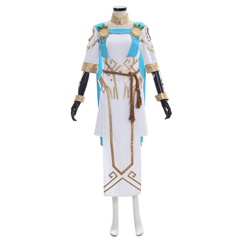 Traje de Cosplay de Overwatch Mercy Victoria - Angela Ziegler Skin de Juegos de Verano - Fantasia Cosera