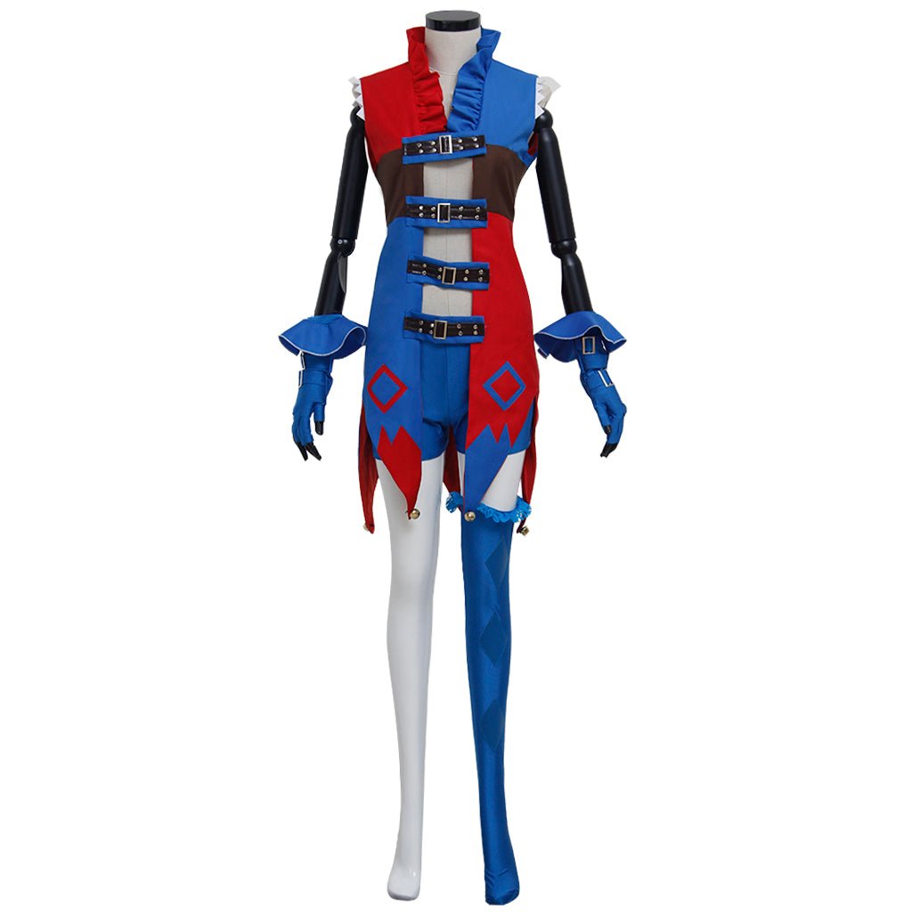 Traje de Cosplay de Harley Quinn – Divertido, Feroz e Icónico Outfit de Supervillana para Mujeres - Fantasia Cosera
