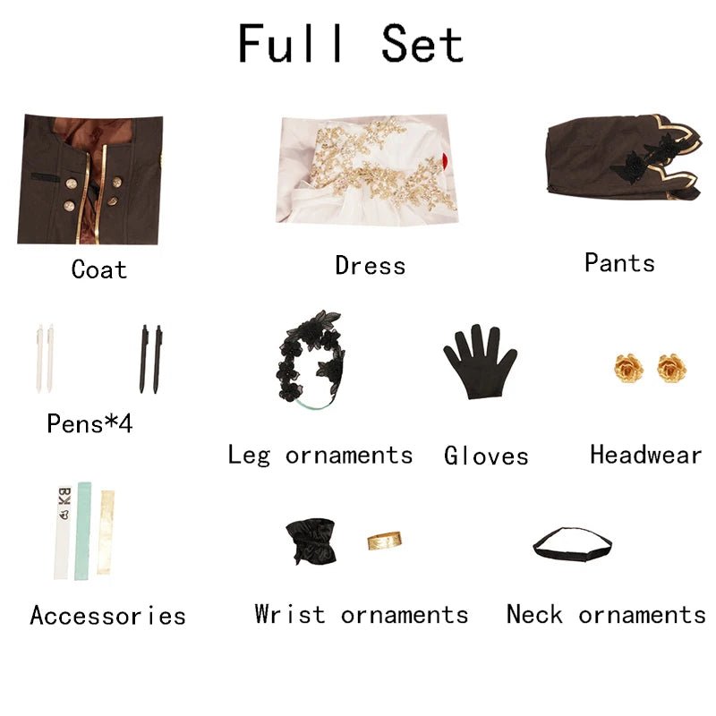 Traje de Cosplay de Himeko Juego Honkai Star Rail Mujer Fiesta Vestido Halloween Carnaval - Fantasia Cosera