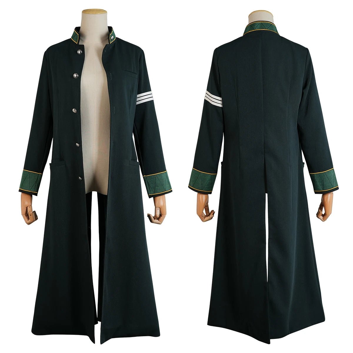 Chaqueta Larga Verde de Anime Wind Breaker Tasuku Tsubakino Cosplay Peluca Camisa Blanca Corbata Lazo - Fantasia Cosera