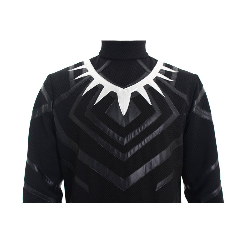 Traje de Cosplay de Pantera Negra para Hombres - Jumpsuit, Botas, Guantes y Máscara - Fantasia Cosera