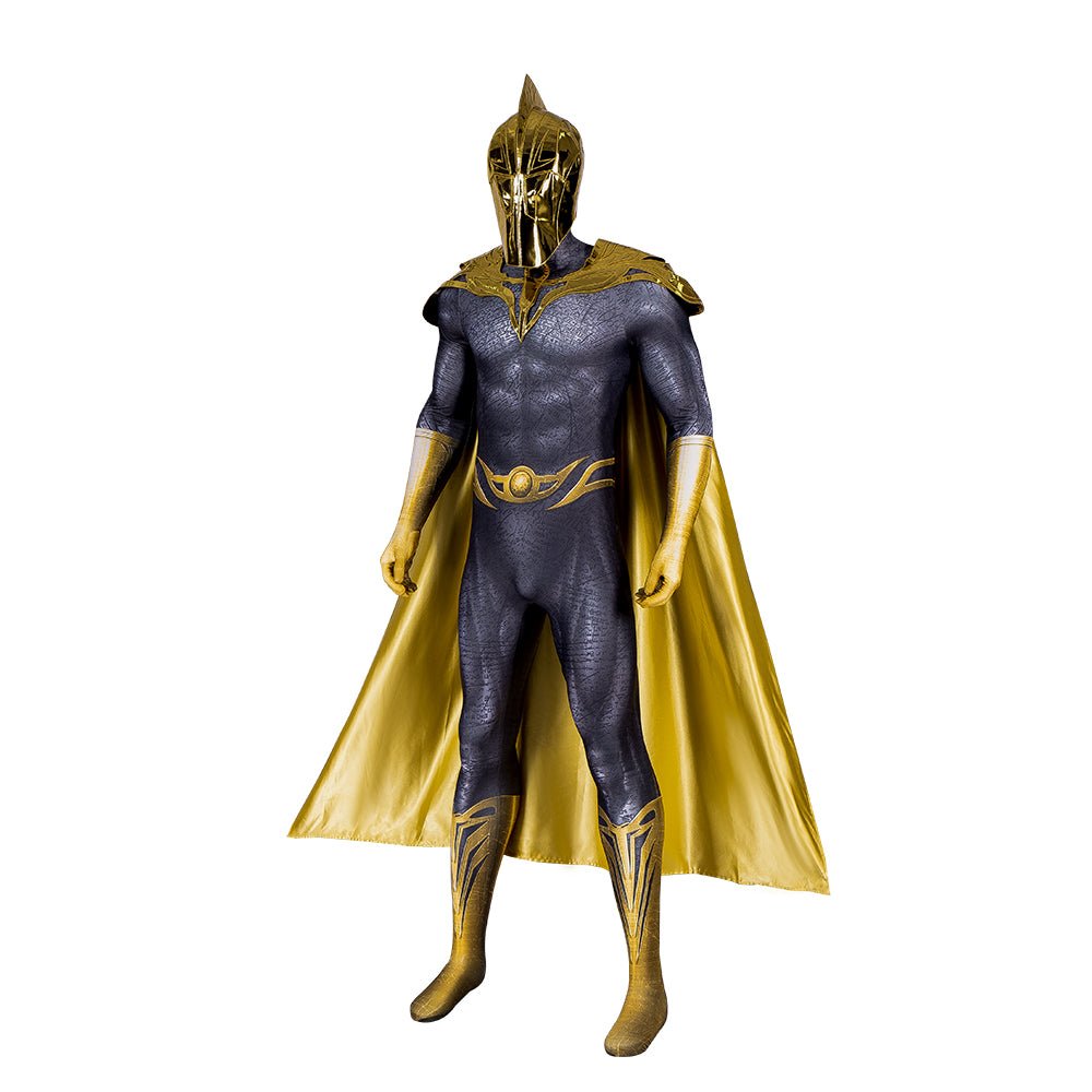Traje de Cosplay de Black Adam Conjunto Completo con Túnica y Máscara para Hombres Halloween y Eventos - Fantasia Cosera