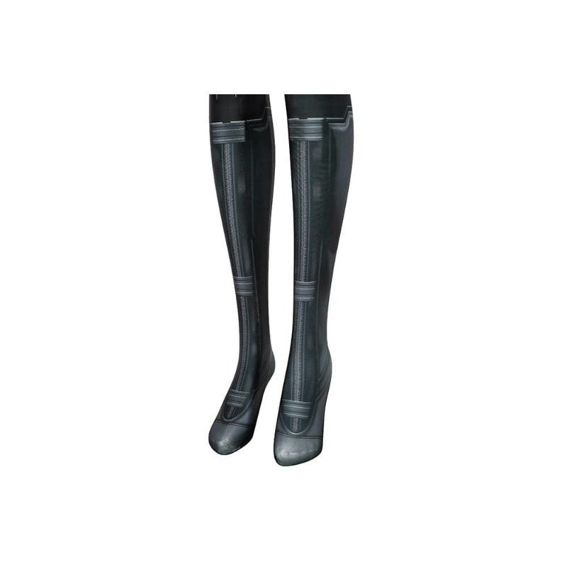 Traje de Cosplay de Black Widow - Jumpsuit de Spandex Estampado - Fantasia Cosera