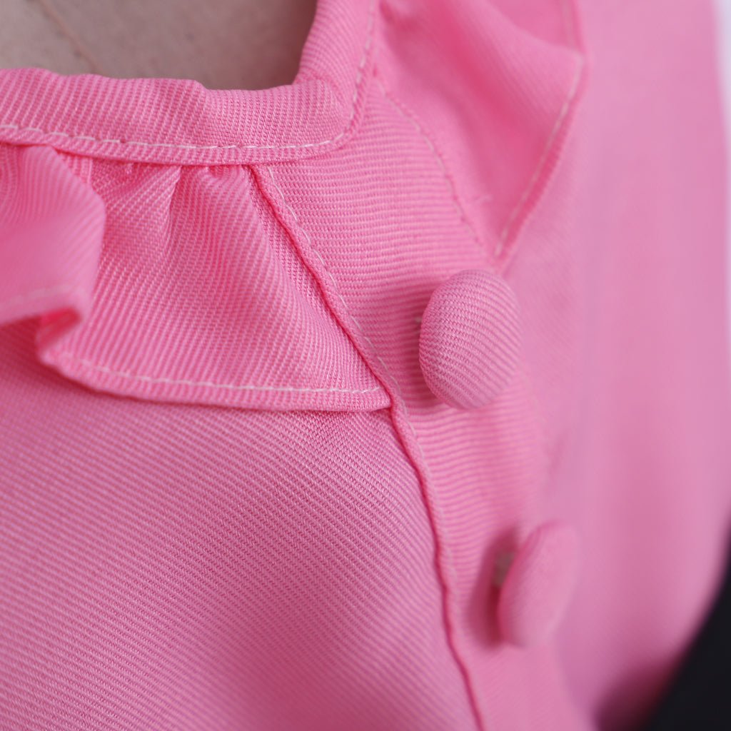 Traje de Cosplay de Criada Kanroji Mitsuri de Demon Slayer - Fantasia Cosera