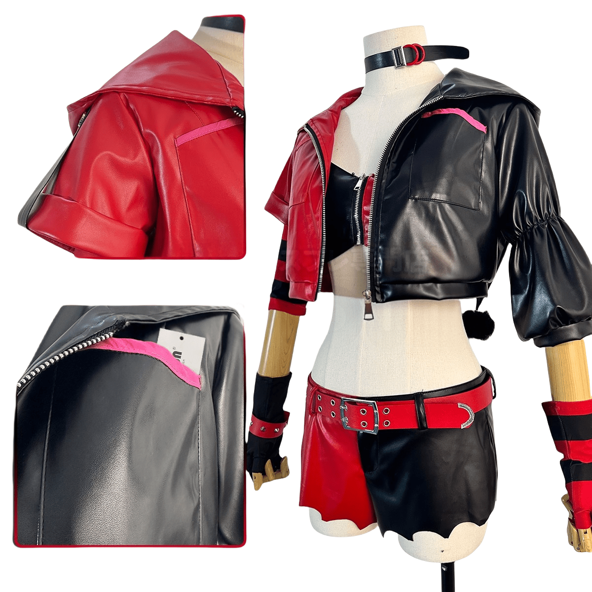 Traje de Cosplay de Harley Quinn de Suicide Squad - Calidad Premium - Fantasia Cosera