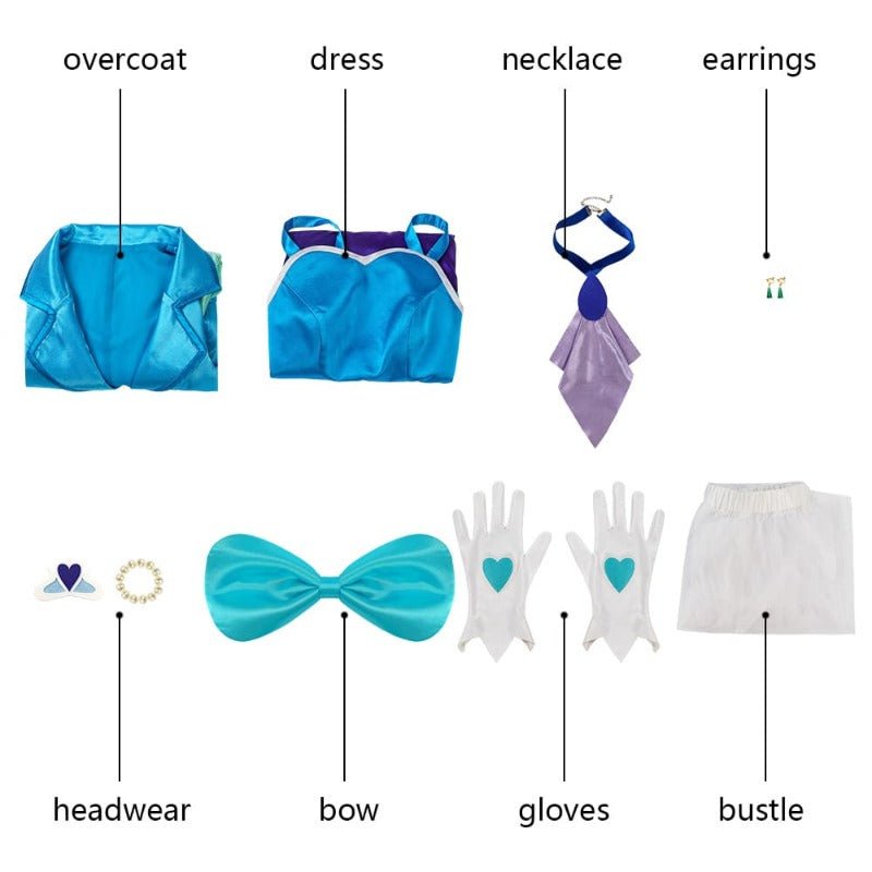 Traje de Cosplay de Healin' Good Pretty Cure Cure Fontaine para Halloween y Eventos - Fantasia Cosera