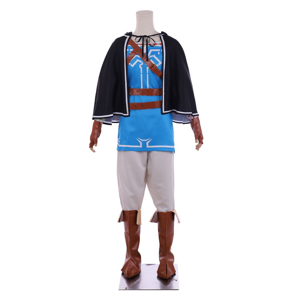 Juego Zelda: Aliento de lo Salvaje Traje Cosplay Link Conjunto Completo - Outfit Auténtico de Héroe - Fantasia Cosera