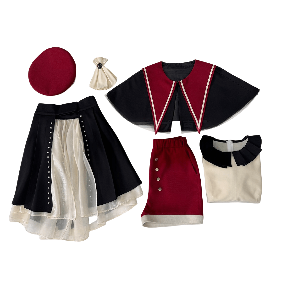 Traje de Cosplay Wakaba Mutsumi de BanGDream Ave Mujica - Outfit Anime de Alta Calidad - Fantasia Cosera