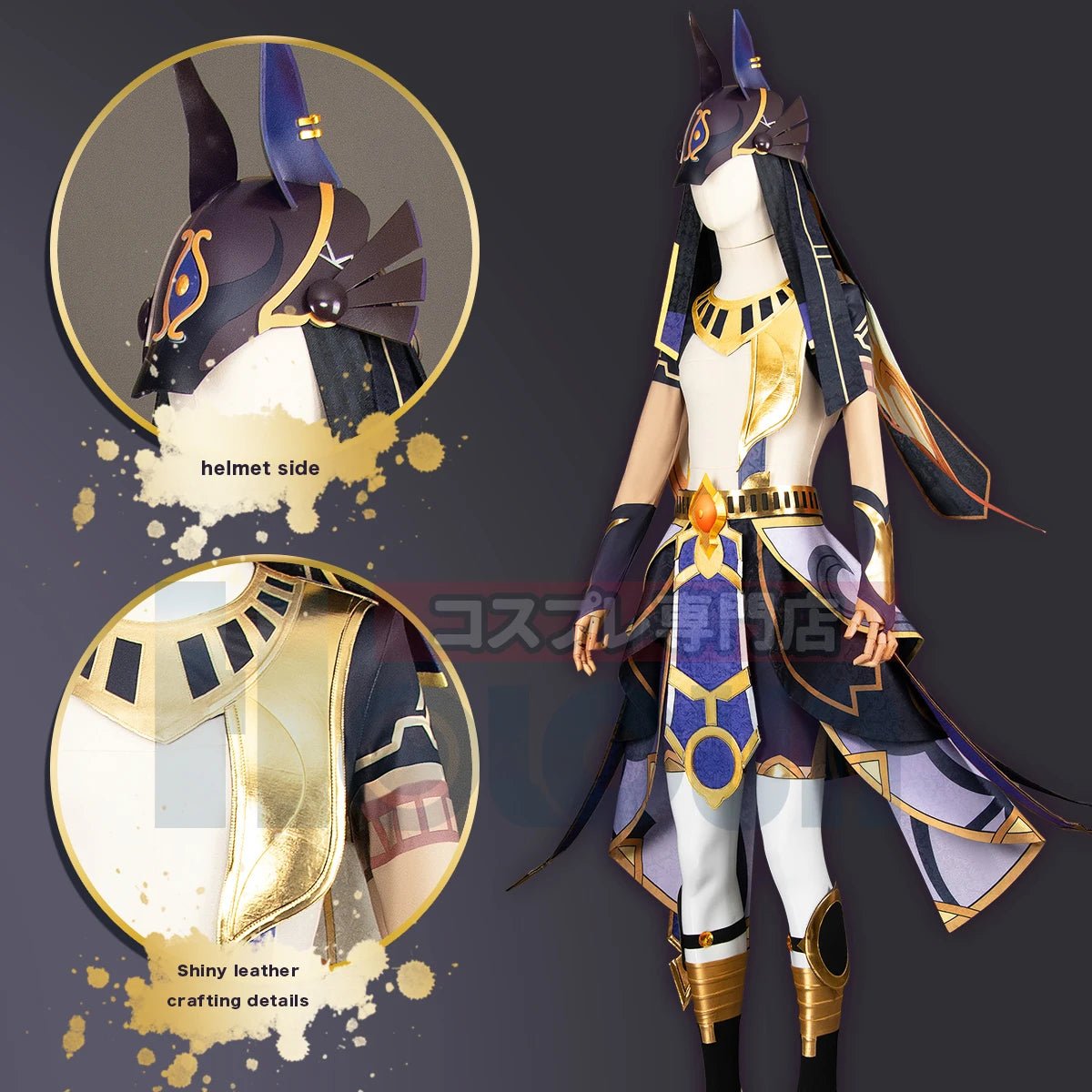 Peluca Cyno El Eremita Genshin Impact Juego Anime Cosplay Unisex para Halloween Fiesta de Disfraces - Fantasia Cosera