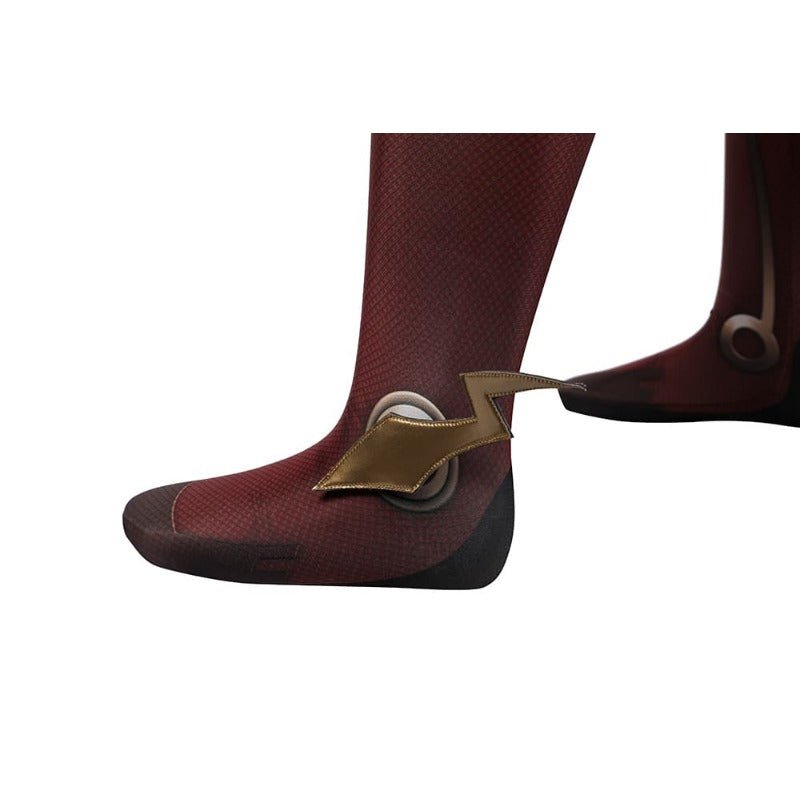 Traje de Cosplay de The Flash Barry Allen Halloween Superhéroe Mono Impreso en 3D con Máscara - Fantasia Cosera