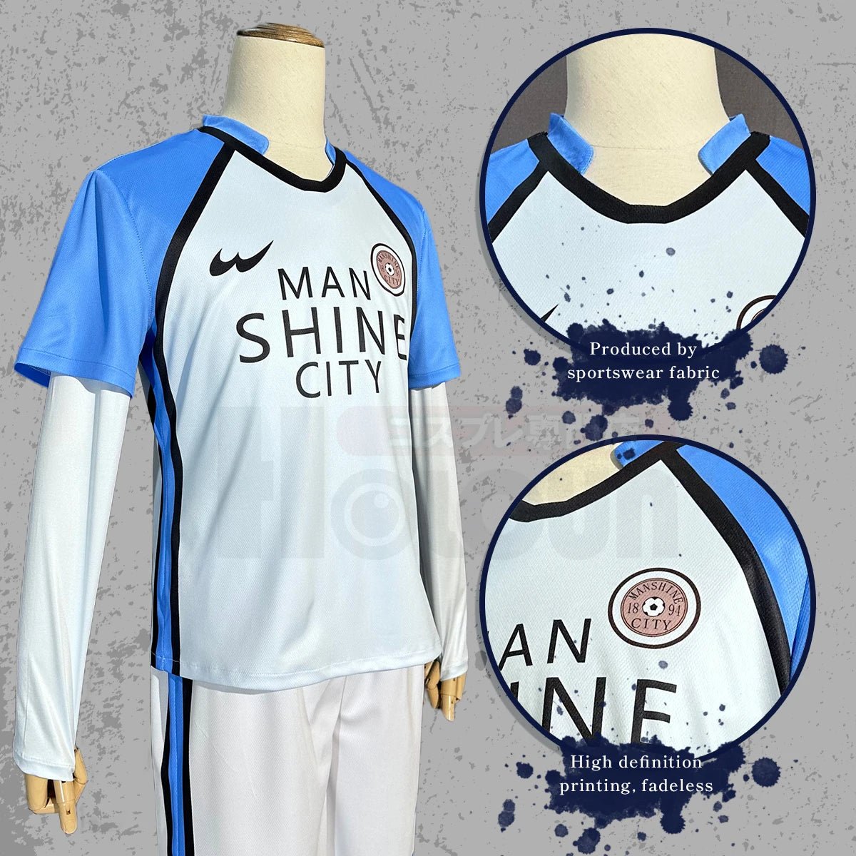 Peluca de Cosplay Anime Blue Lock HOMBRE CIUDAD BRILLANTE Nagi Reo Mikage Chigiri Rosa Uniforme de Fútbol Soccer Diario Deporte - Fantasia Cosera