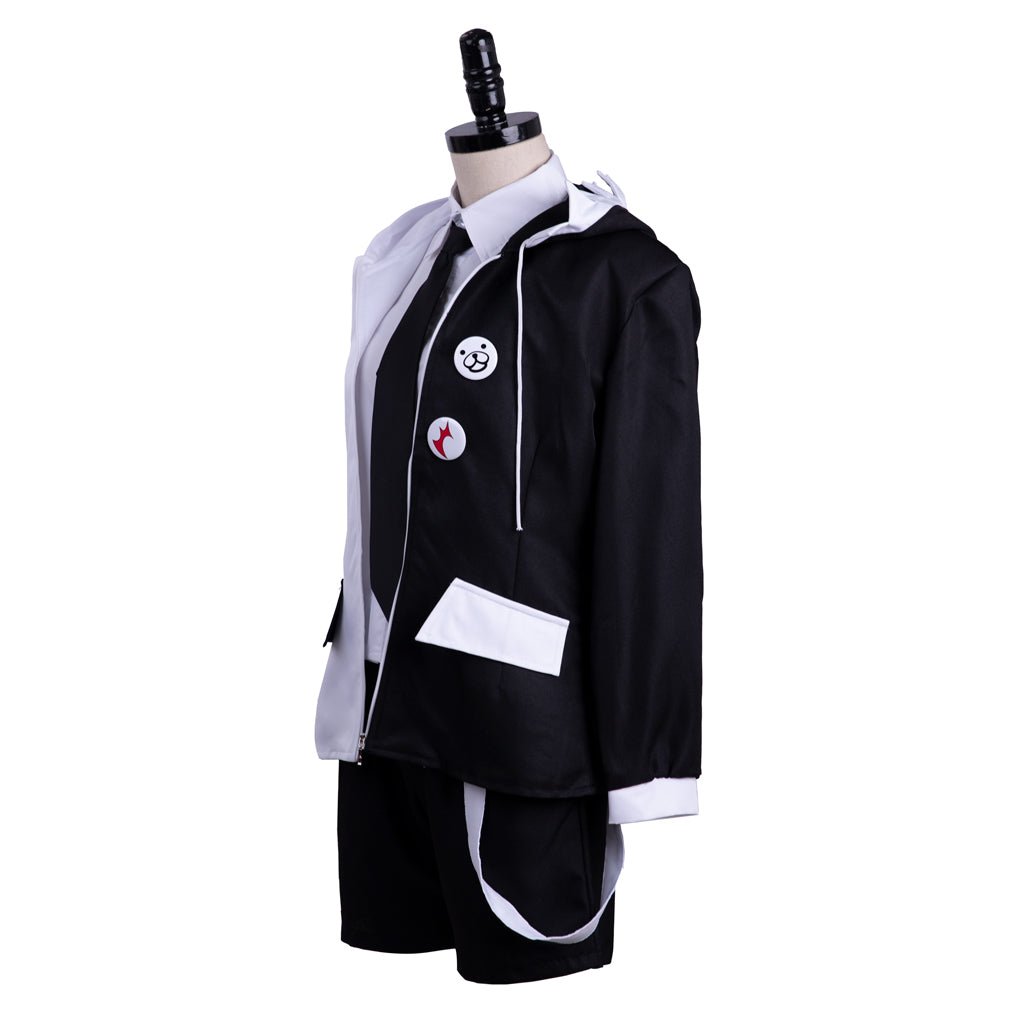Disfraz de Monokuma de Danganronpa - Conjunto Completo de Oso Negro y Blanco - Fantasia Cosera
