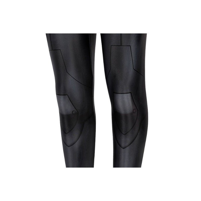 Traje de Cosplay Campeón Negro 3D para Niños - Fantasia Cosera