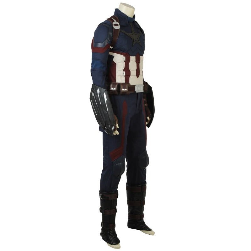 Traje de Cosplay de Captain America Steve Rogers Guerra del Infinito | Fantasía Cosera - Fantasia Cosera