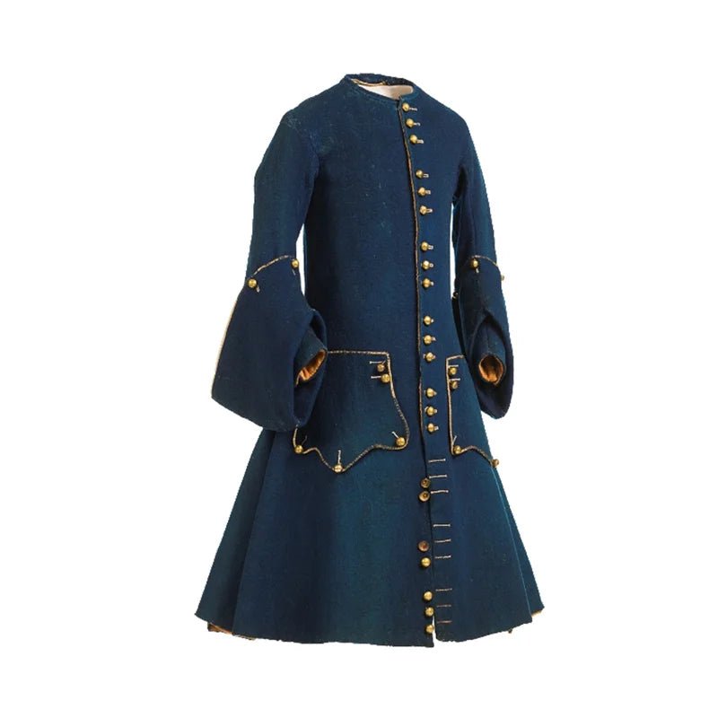 Chaqueta de Caballero Steampunk del Siglo XVIII - Uniforme Gótico Medieval para Halloween y Cosplay | Fantasía Cosera - Fantasia Cosera