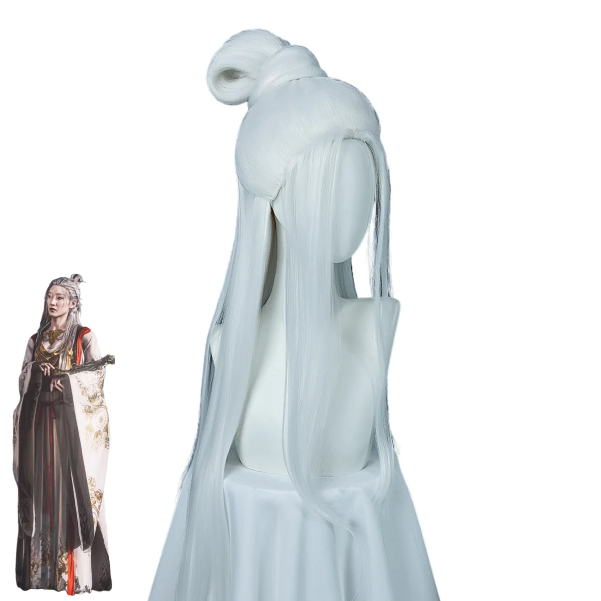 Traje de Cosplay Anime Black Myth Wukong Araña Duende Princesa Abanico de Hierro Cuarta Hermana Pingping Peluca y Conjunto - Fantasia Cosera