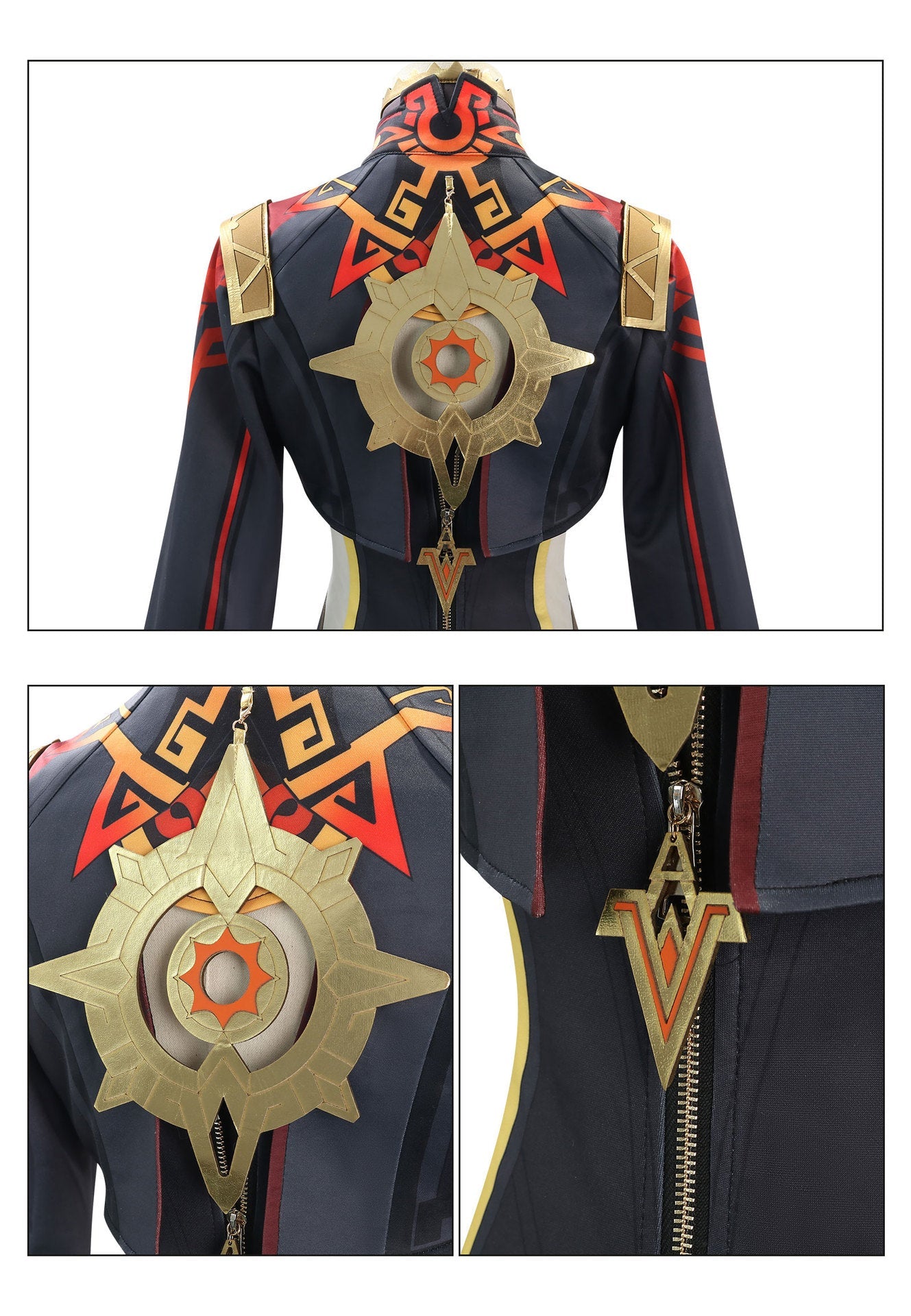 Traje de Cosplay de Mavica de Genshin Impact – Outfit de Alta Calidad Inspirado en el Diseño Oficial - Fantasia Cosera