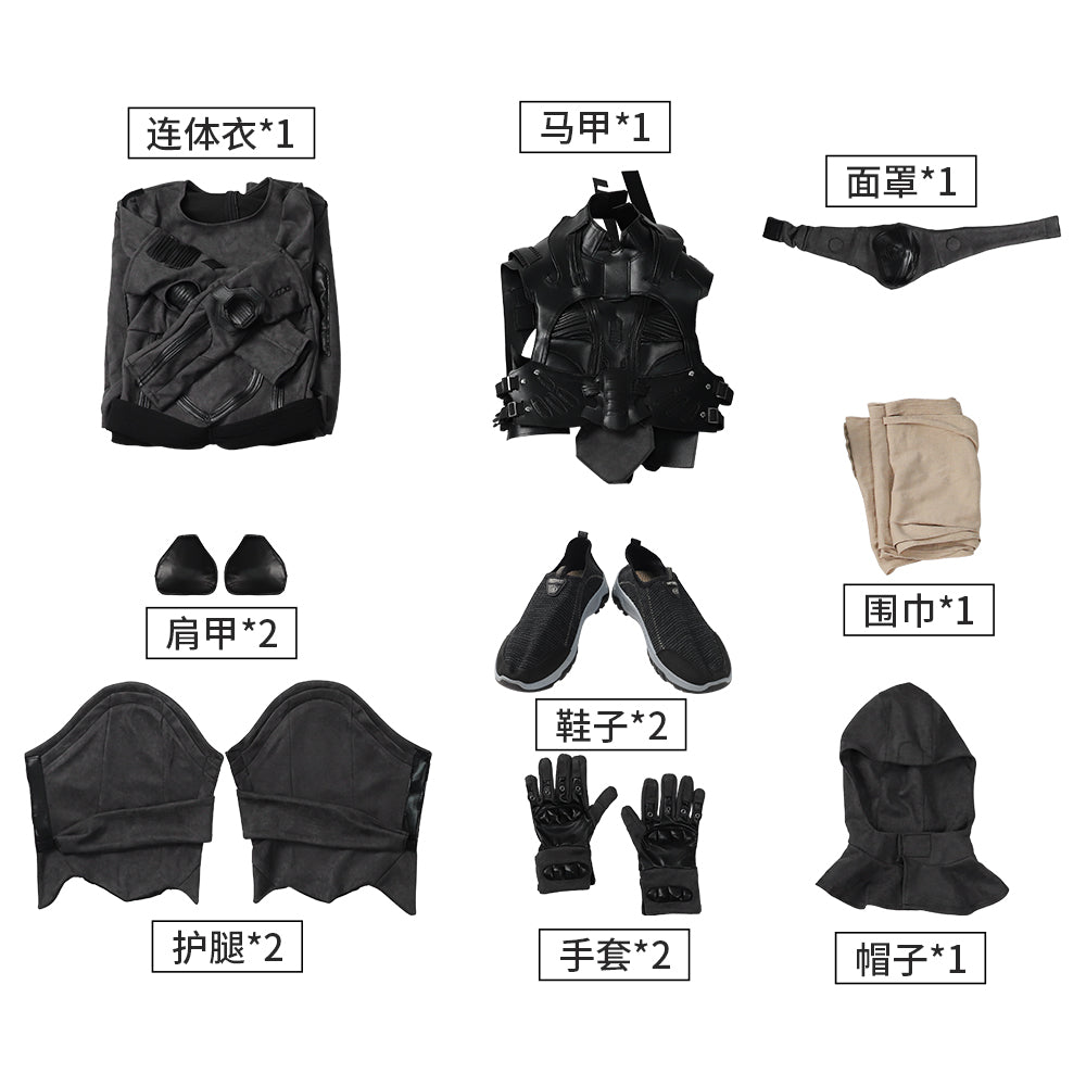 Traje de Cosplay de Chani de Dune - Atuendo Fremen para Mujeres en Eventos y Halloween - Fantasia Cosera